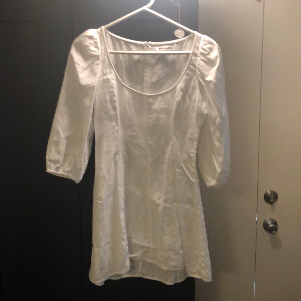 White reformation dress